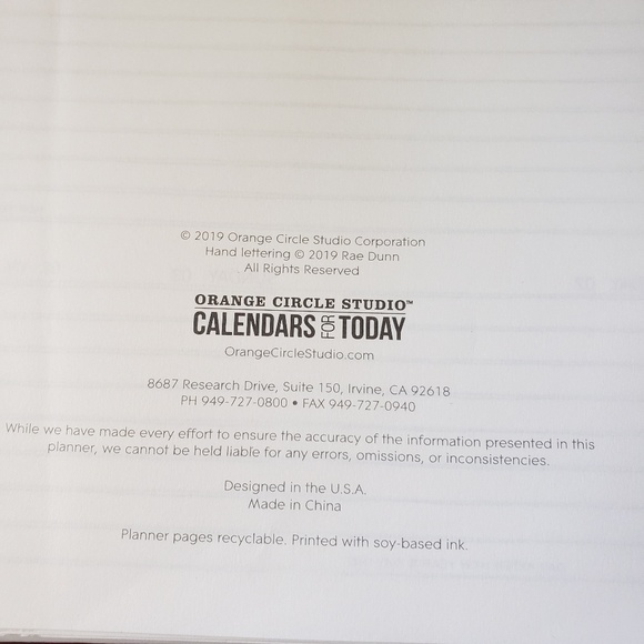 6 Options Left of Planner Calendars in my closet! - Picture 8 of 8